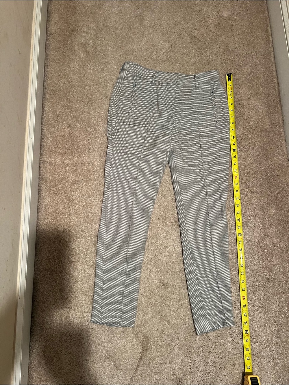 Akris Punto Gray Textured Ankle Pants